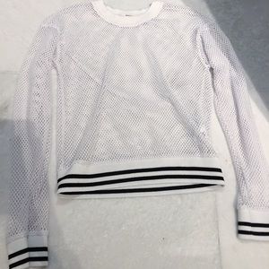 White Mesh Shirt
